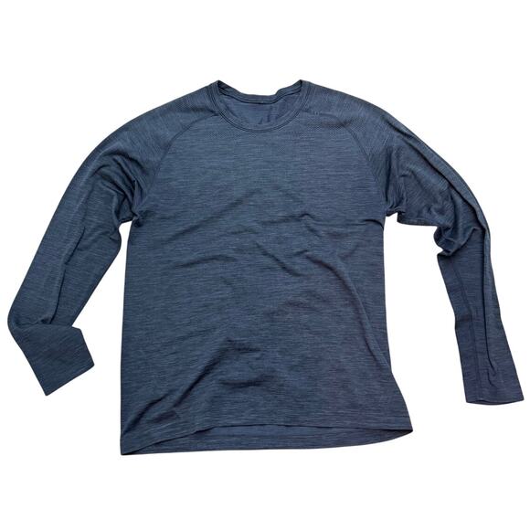 Lululemon Mens Metal Vent Tech Navy Size Medium Time To Get Dirty - Picture 2 of 11